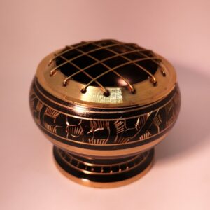 Black Brass Mesh incense burner Black Brass Mesh incense burner