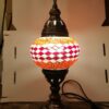 Turkish Mosaic Lamp Red and White Turkish Mosaic Lamp Red and White