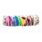 White Sage 7 Chakra Smudge Stick